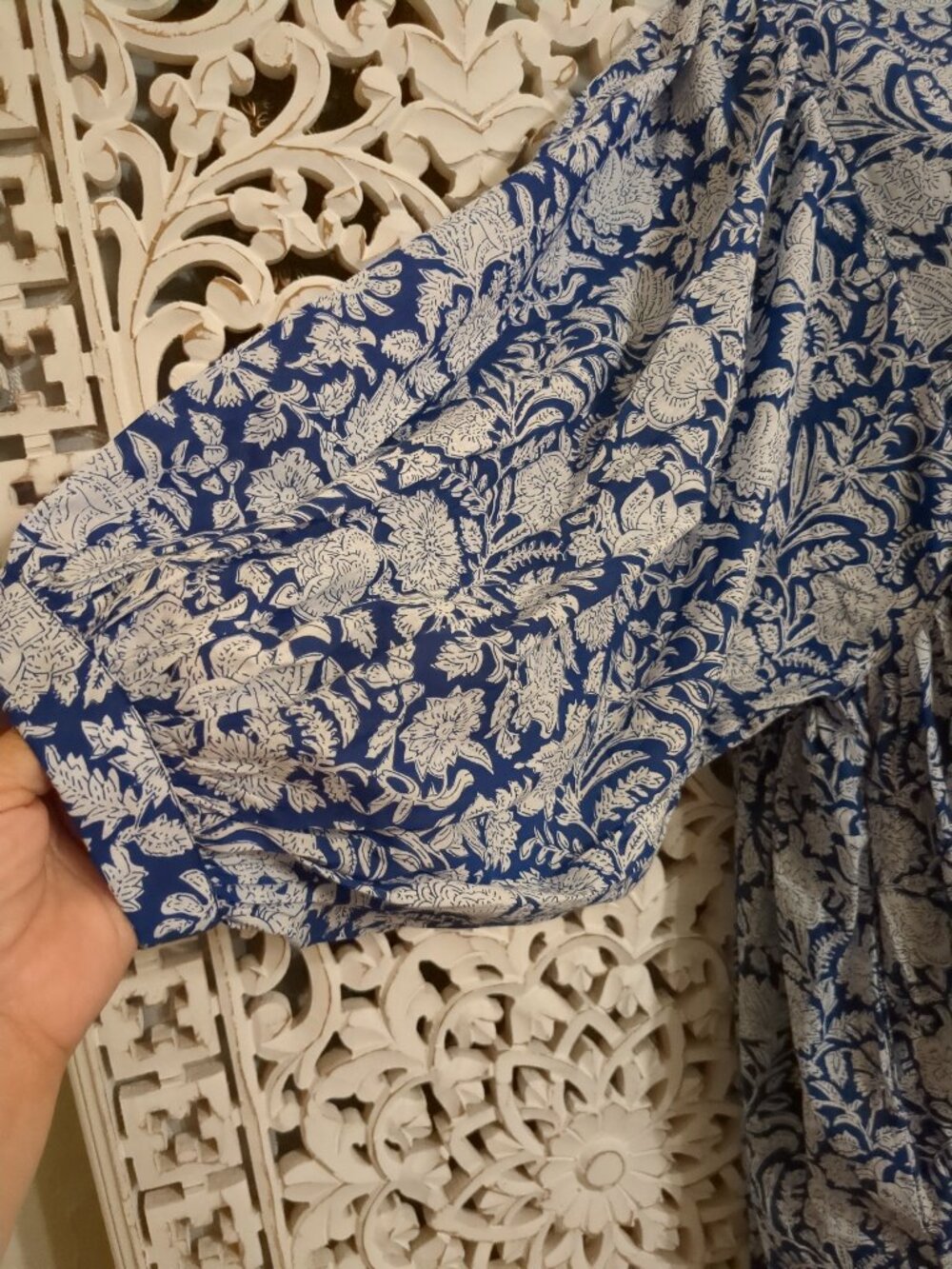 P2P21โ ๐น๐๐น House of Sundar Blue Iris Maya Midi / Maxi Dress - Picture 3 of 12
